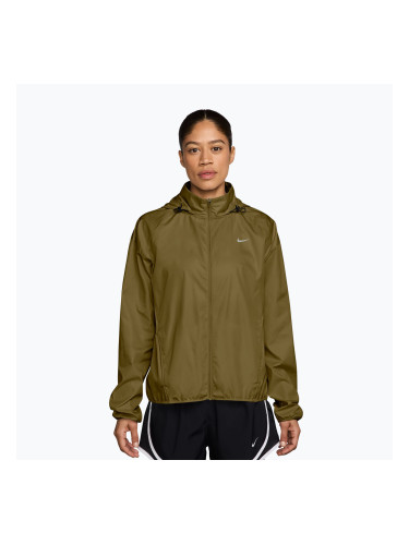 Дамско яке за бягане Nike Tempo Repel olive flak
