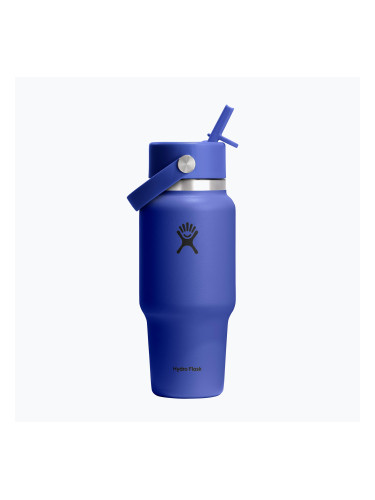 Термобутилка Hydro Flask Wide Flex Straw Travel 621 ml capri blue