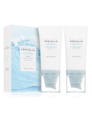 SKIN1004 Madagascar Centella Hyalu-Cica Water-Fit Sun Serum Twin Pack защитен серум с хидратиращ ефект ДУО ОПАКОВКА