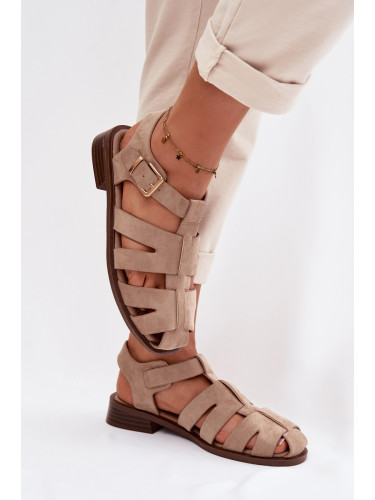 Дамски римски сандали с катарама