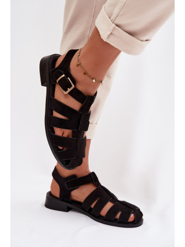 Дамски римски сандали с катарама