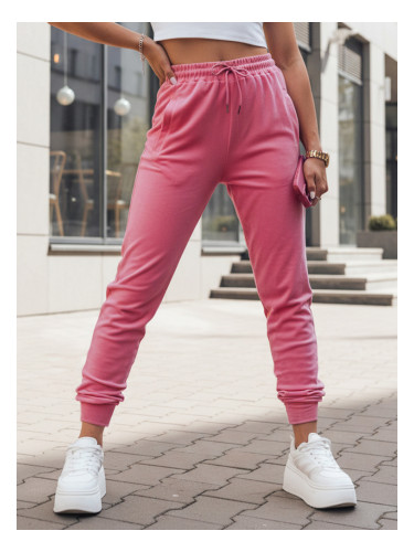 Розови спортни панталони с джобове