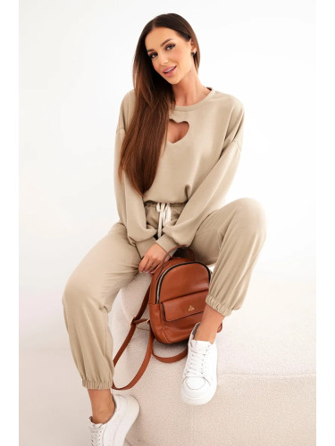 Дамски комплект Kesi с деколте във формата на сърчице