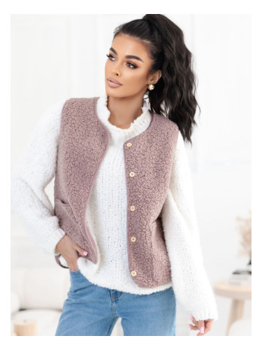 Дамски елек от овча вълна