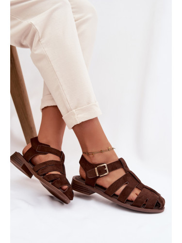 Дамски римски сандали с катарама