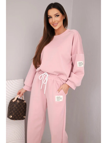 Дамски комплект суитшърт + панталон Kesi Włoski