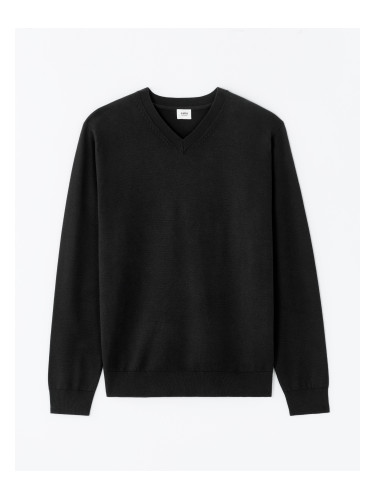 Черен мъжки пуловер Celio