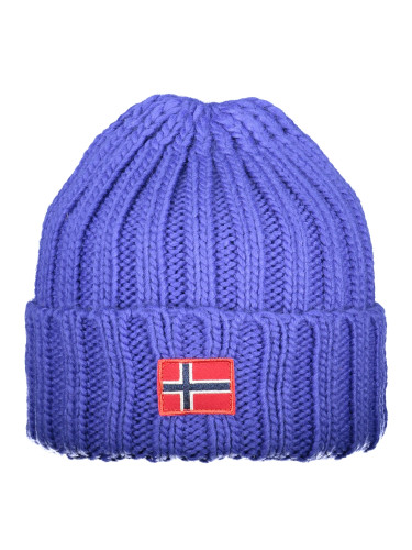Плетена шапка с норвежки флаг