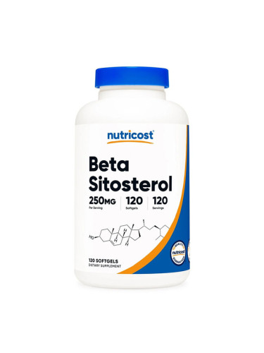 Бета-Ситостероли 250 mg 120 софтгел капсули | Nutricost
