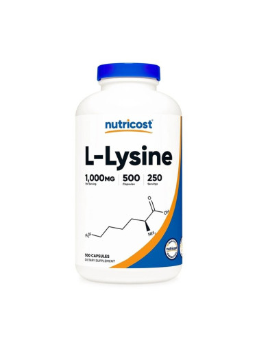 Л-Лизин 500 mg 500 капсули | Nutricost