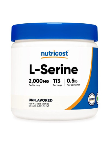 L-Серин 2000 mg 227 g прах | Nutricost