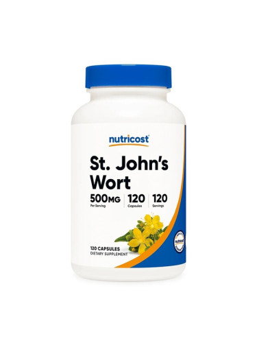 Жълт кантарион 500 mg 120 капсули | Nutricost