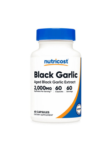 Черен чесън 60 капсули | Nutricost
