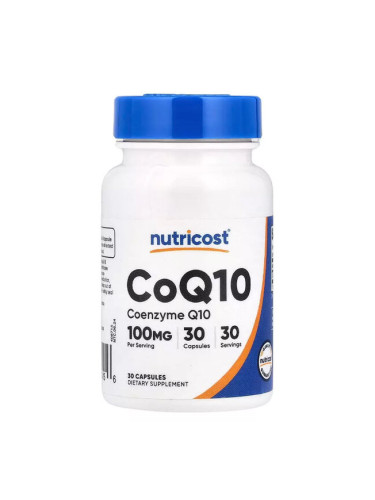 Коензим Q10 100 mg 30 капсули | Nutricost