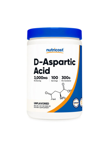 D-Аспарагинова киселина 3000 mg 300 g прах | Nutricost