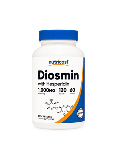 Диосмин + хесперидин 120 капсули | Nutricost