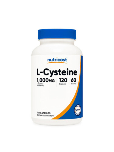 L-Цистеин 500 mg 120 капсули | Nutricost