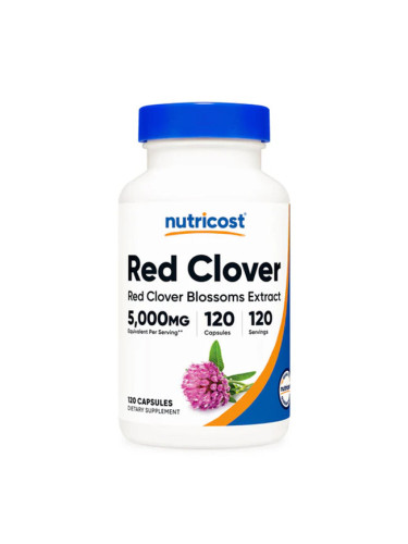 Червена детелина (цвят) 120 капсули | Nutricost