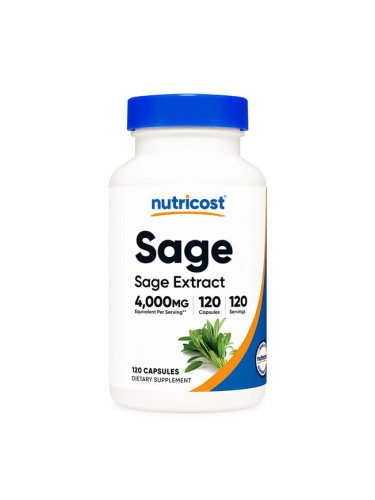 Салвия (градински чай) 400 mg 120 капсули | Nutricost