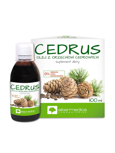 Масло от кедрови ядки (от Сибирски кедър) 100 ml | Alter Medica