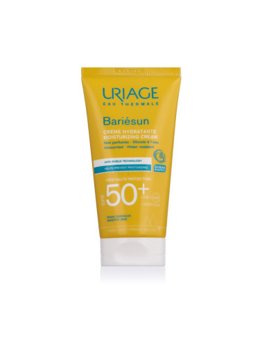 Uriage Bariésun Moisturizing Cream Unscented SPF50+ Слънцезащитен продукт за лице 50 ml