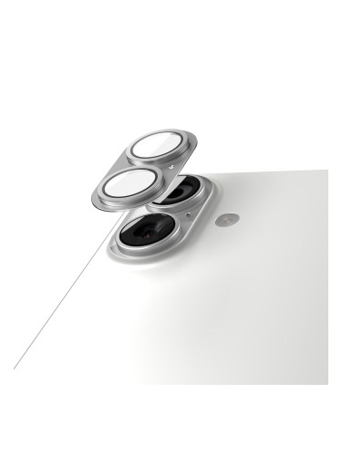 Etteri протектор задна камера пълна защита за iPhone 17 (6.3), сребрист