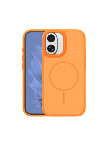 Кейс bSmart Frame Thin Magsafe, За iPhone 17 (6.3), оранжев
