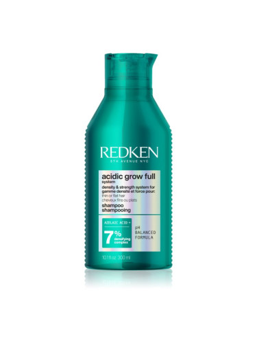 Redken Acidic Grow Full System шампоан за слаба и увредена коса за обновяване на гъстотата на косата 300 мл.