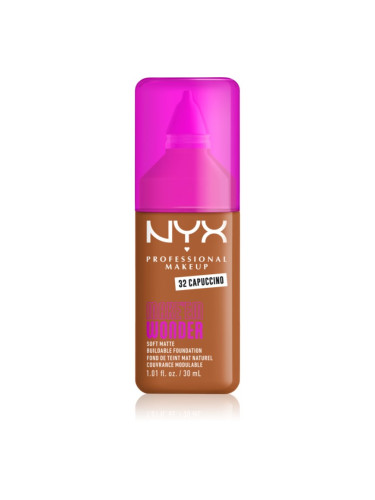 NYX Professional Makeup Make ‘Em Wonder лек матиращ фон дьо тен цвят 32 Capuccino 30 мл.