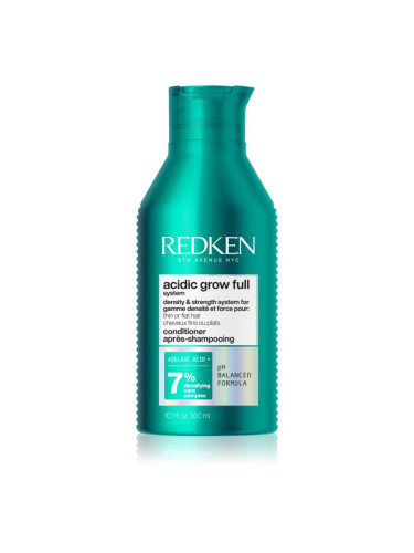 Redken Acidic Grow Full System балсам за тънка коса без обем 300 мл.