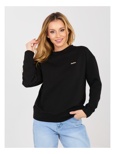 Черен суичър с качулка