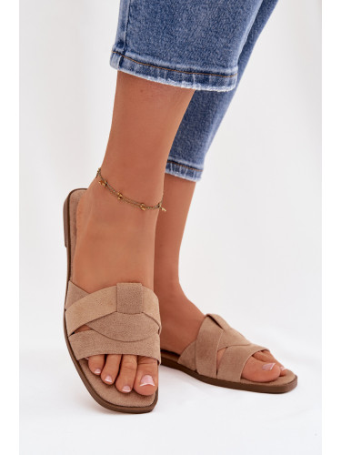 Дамски чехли Florane от еко велур