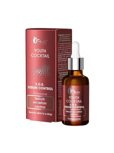 АВА YOUTH COCKTAIL СЕБУМ РЕГУЛИРАЩ СЕРУМ С АЛОЕ И ЧАЕНО ДЪРВО 30 мл