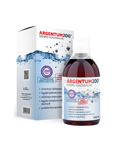 АУРА ХЕРБАЛС АРГЕНТУМ200 КОЛОИДНО СРЕБРО 200 ppm 500 мл 