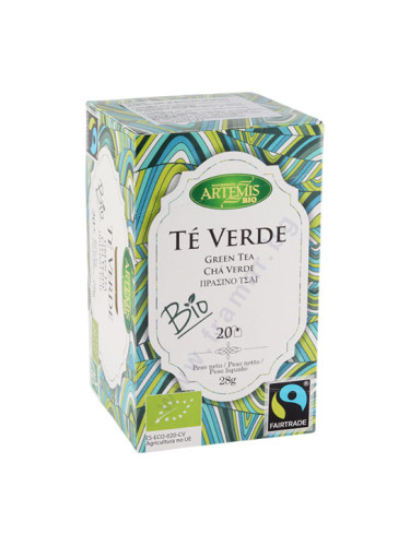 АРТЕМИС БИО ЗЕЛЕН ЧАЙ филтър * 20