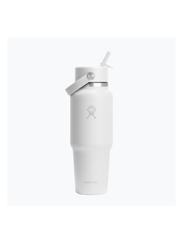Термобутилка Hydro Flask Wide Flex Straw Travel 946 ml white