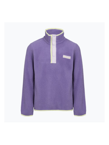 Детски поларен суитшърт Columbia Halvetia II Half Snap Fleece stormwatch/lavender pearl 
