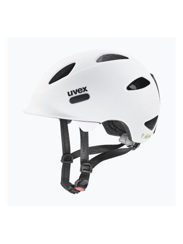 Детска велосипедна каска UVEX Oyo white/black matt