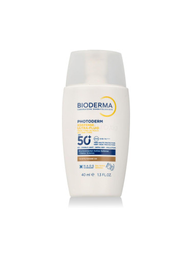 BIODERMA Photoderm Xdefense Ultra-Fluid SPF50+ Слънцезащитен продукт за лице за жени 40 ml Нюанс Shade 04
