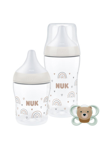 NUK Perfect Match Rainbow подаръчен комплект за бебета 0-3+ m