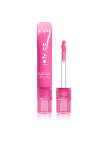 NYX Professional Makeup Jelly Job блестящ гланц за устни с увеличаващ ефект цвят Jelly Icing 7.5 мл.