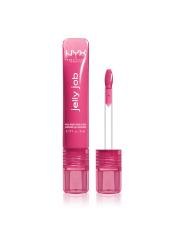 NYX Professional Makeup Jelly Job блестящ гланц за устни с увеличаващ ефект цвят Jelly Jammin 7.5 мл.