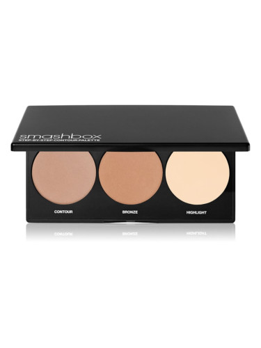 Smashbox Step-By-Step Contour Palette контурираща палитра за лице цвят Light 8.68 гр.