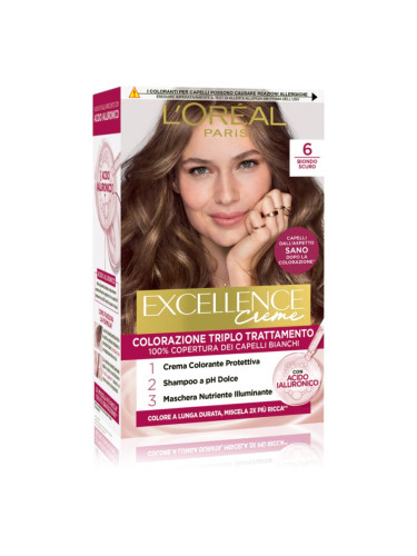 L’Oréal Paris Excellence Creme боя за коса цвят 6 Biondo Scuro 1 бр.