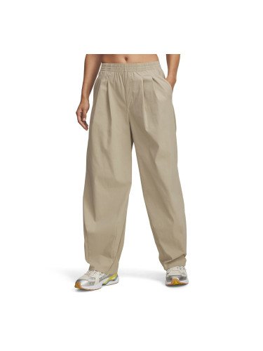 Панталони Under Armour Unstoppable Wvn Pleat Pt Brown XS