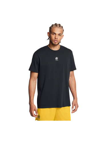 Тениска Under Armour Curry Hvyweight Logo Tee Black L