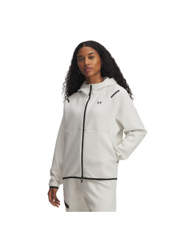 Суитшърт Under Armour Unstoppable Fleece Fz White M