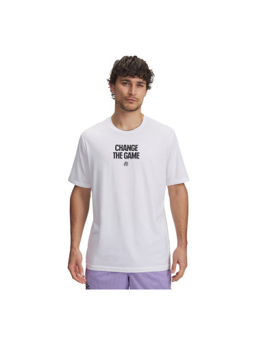 Тениска Under Armour Curry Playable Tee 1 White L