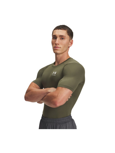 Тениска Under Armour Hg Armour Comp SS T-Shirt Green XXL