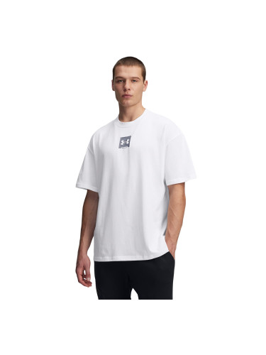 Тениска Under Armour M Hw Os Sm Box SS T-Shirt White XL